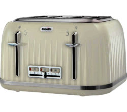 BREVILLE Impressions VTT702 4-Slice Toaster - Vanilla Cream